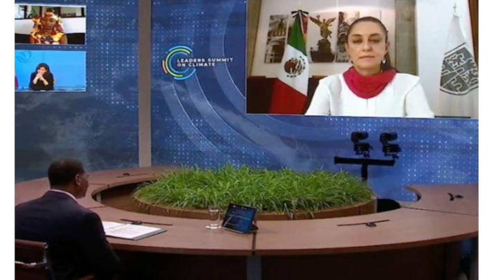 La jefa de gobierno de México indicó la estrategia de aplicación de 7 ejes de trabajo en la batalla contra el cambio climático