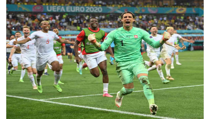 La fenomenal remontada de Suiza los lleva a los cuartos finales de la Euro Copa